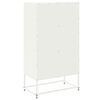 vidaXL Ραφιέρα Λευκή 68,5x38,5x123,5 εκ. από Ατσάλι