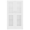 vidaXL Βιτρίνα Λευκή 82,5 x 30,5 x 150 εκ. Επεξ. Ξύλο