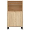 vidaXL Ντουλάπι Sonoma Δρυς 60 x 36 x 110 εκ. από Επεξεργασμένο Ξύλο