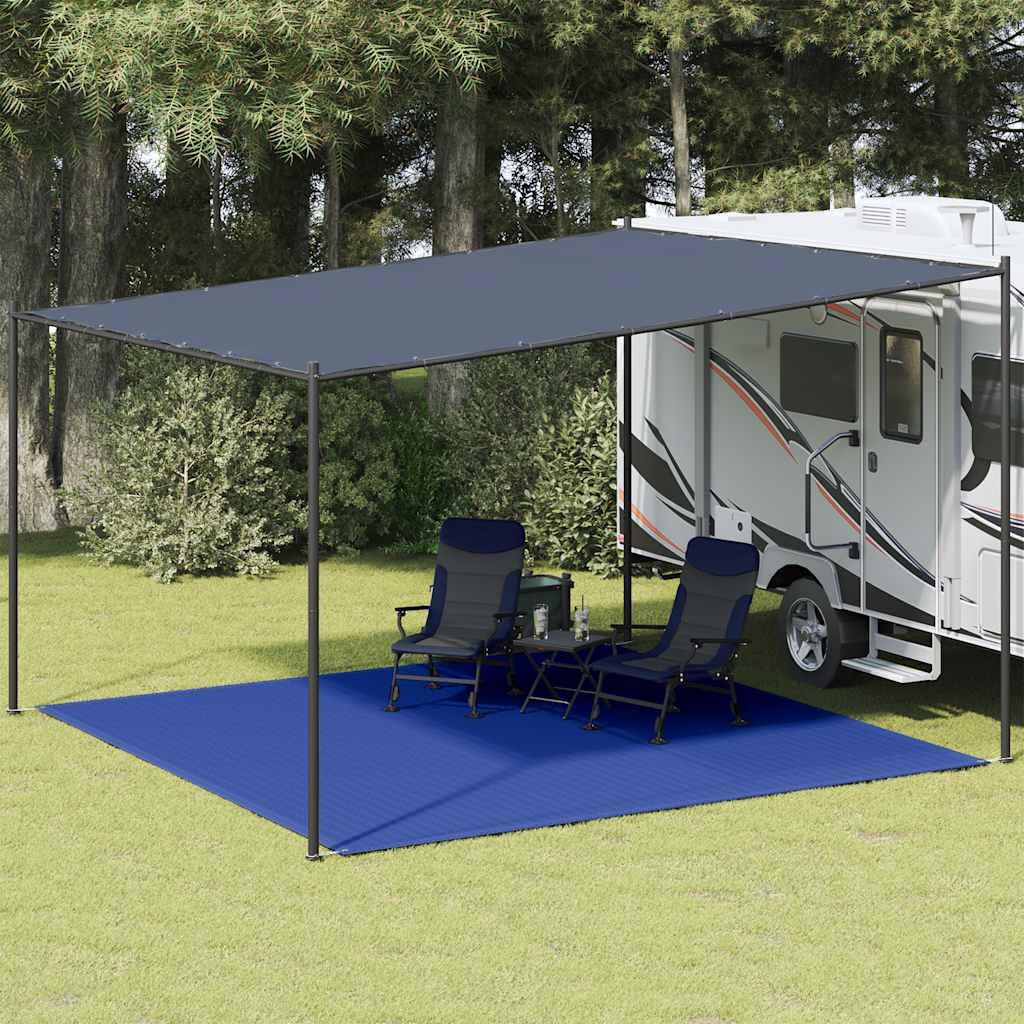 vidaXL Χαλί Σκηνής Μπλε 400 x 400 εκ. από HDPE