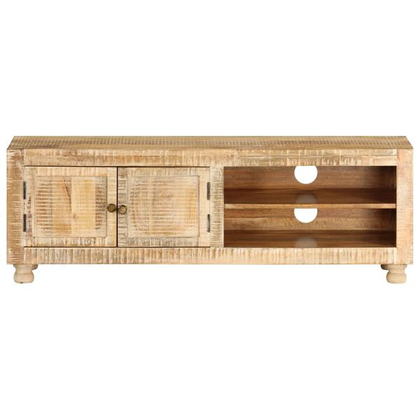vidaXL Έπιπλο Τηλεόρασης 118 x 30 x 40 εκ. από Ακατέργαστο Ξύλο Μάνγκο