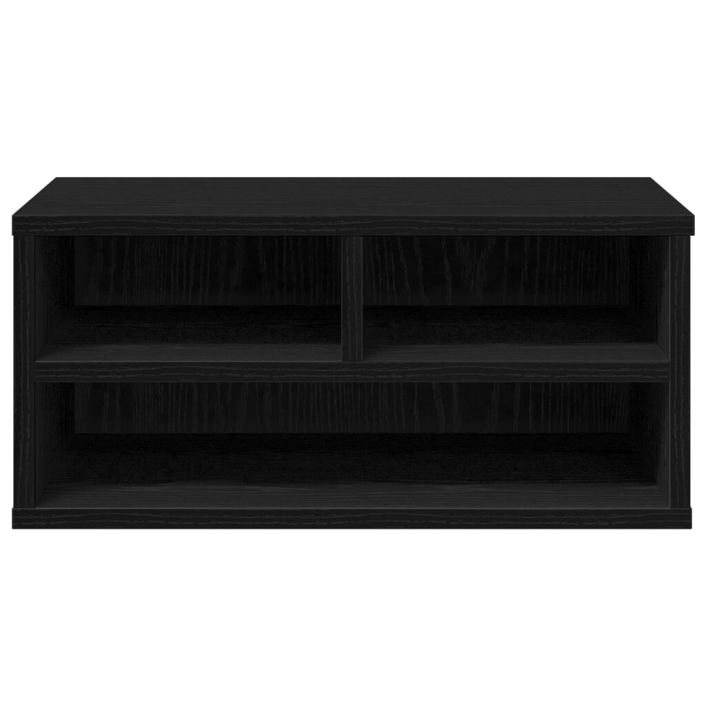vidaXL Σταντ Εκτυπωτή Μαύρη Δρυς 49x40x22,5 εκ Επεξεργασμένο Ξύλο