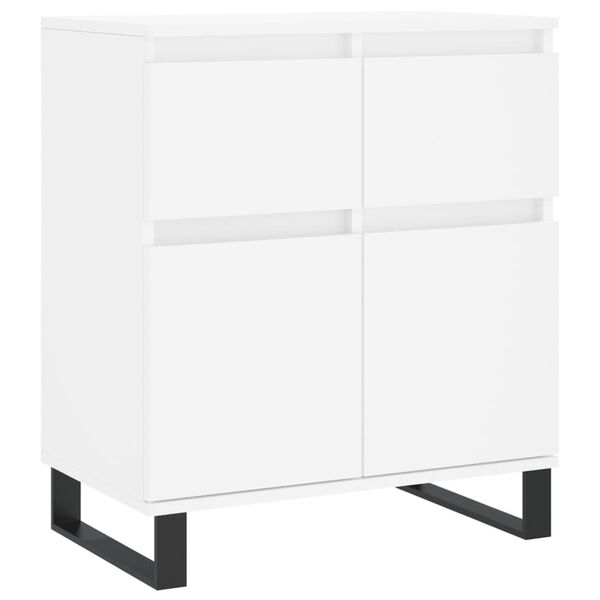 vidaXL Συρταριέρα Λευκή 60 x 35 x 70 εκ. από Επεξεργασμένο Ξύλο