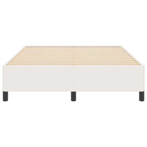 vidaXL Σκελετός Κρεβατιού Κρεμ 160 x 200 cm Βελούδο