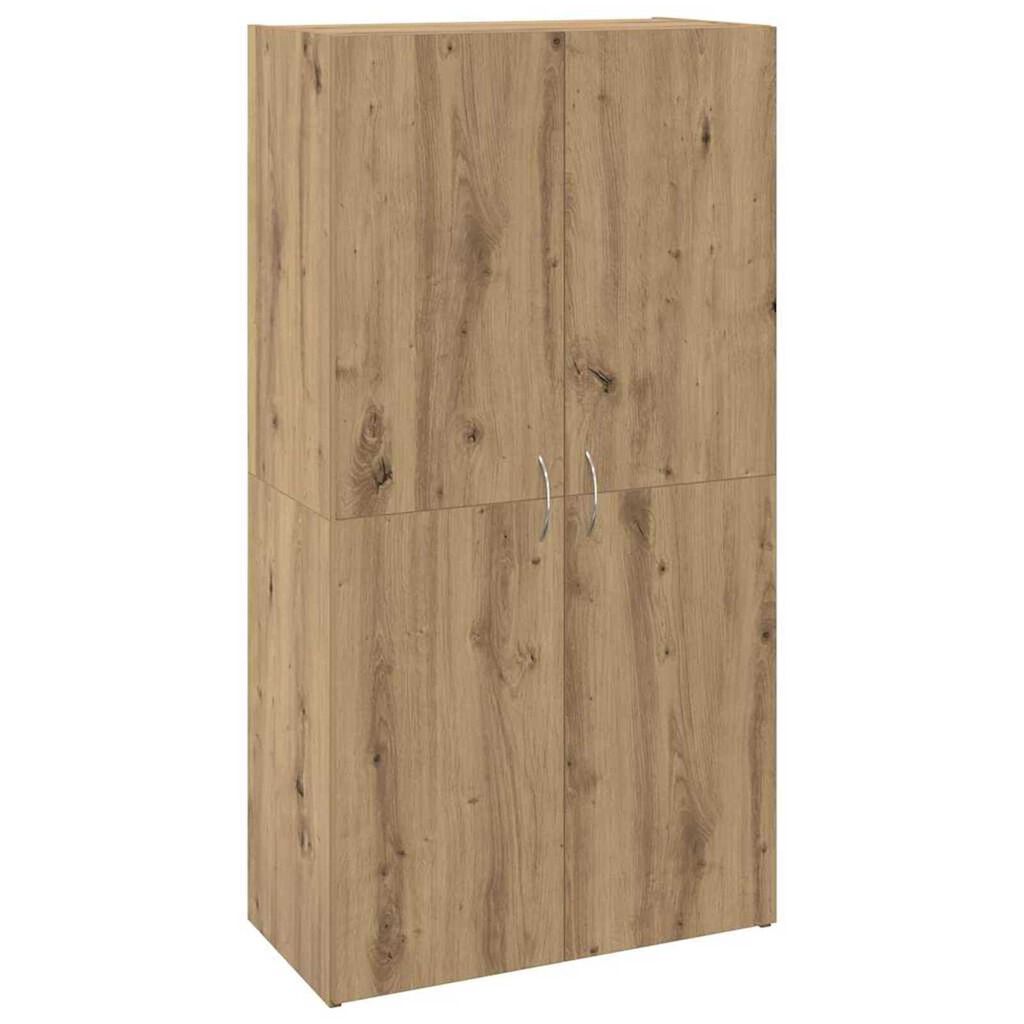 vidaXL Γραφείο Ντουλάπι με ράφι με πόρτα artisan δρυς 60 x 32 x 115 cm
