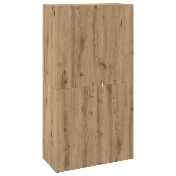 vidaXL Γραφείο Ντουλάπι με ράφι με πόρτα artisan δρυς 60 x 32 x 115 cm
