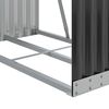 vidaXL Θήκη Κορμών Ανθρακί 80x45x120 εκ. από Γαλβανισμένο Ατσάλι
