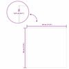 vidaXL Πίνακες Διακόσμησης 50 pcs Γκρι sonoma 30 x 30 x 0.3 εκ