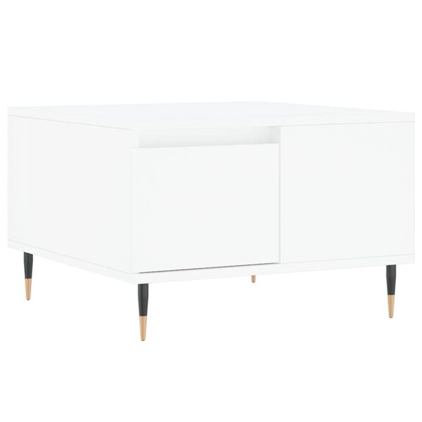 vidaXL Τραπεζάκι Σαλονιού Λευκό 55x55x36,5 εκ. από Επεξεργασμένο Ξύλο