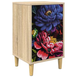 vidaXL &Kappa;&omicron;&mu;&omicron;&delta;ί&nu;&omicron; KIEL Sonoma &Delta;&rho;&upsilon;&sigmaf; 36 x 33 x 60 &epsilon;&kappa; &Epsilon;&pi;&epsilon;&xi;&epsilon;&rho;&gamma;&alpha;&sigma;&mu;έ&nu;&omicron; &Xi;ύ&lambda;&omicron;