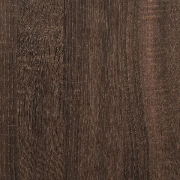 vidaXL Βάσεις Φυτών Καφέ Δρυς 33x33x100 εκ. Επεξεργασμένο Ξύλο