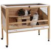 Kerbl Κλουβί Μικρών Ζώων Indoor Deluxe 115x60x92,5 εκ. Ξύλινο 82725