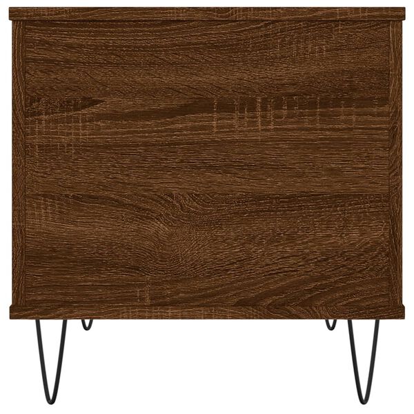 vidaXL Τραπεζάκι Σαλονιού Καφέ Δρυς 60x44,5x45 εκ. Επεξεργασμένο Ξύλο