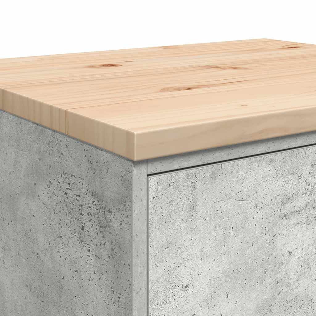 vidaXL ντουλάπι αποθήκευσης γκαράζ 60x51x85 εκ μασίφ ξύλο πεύκο