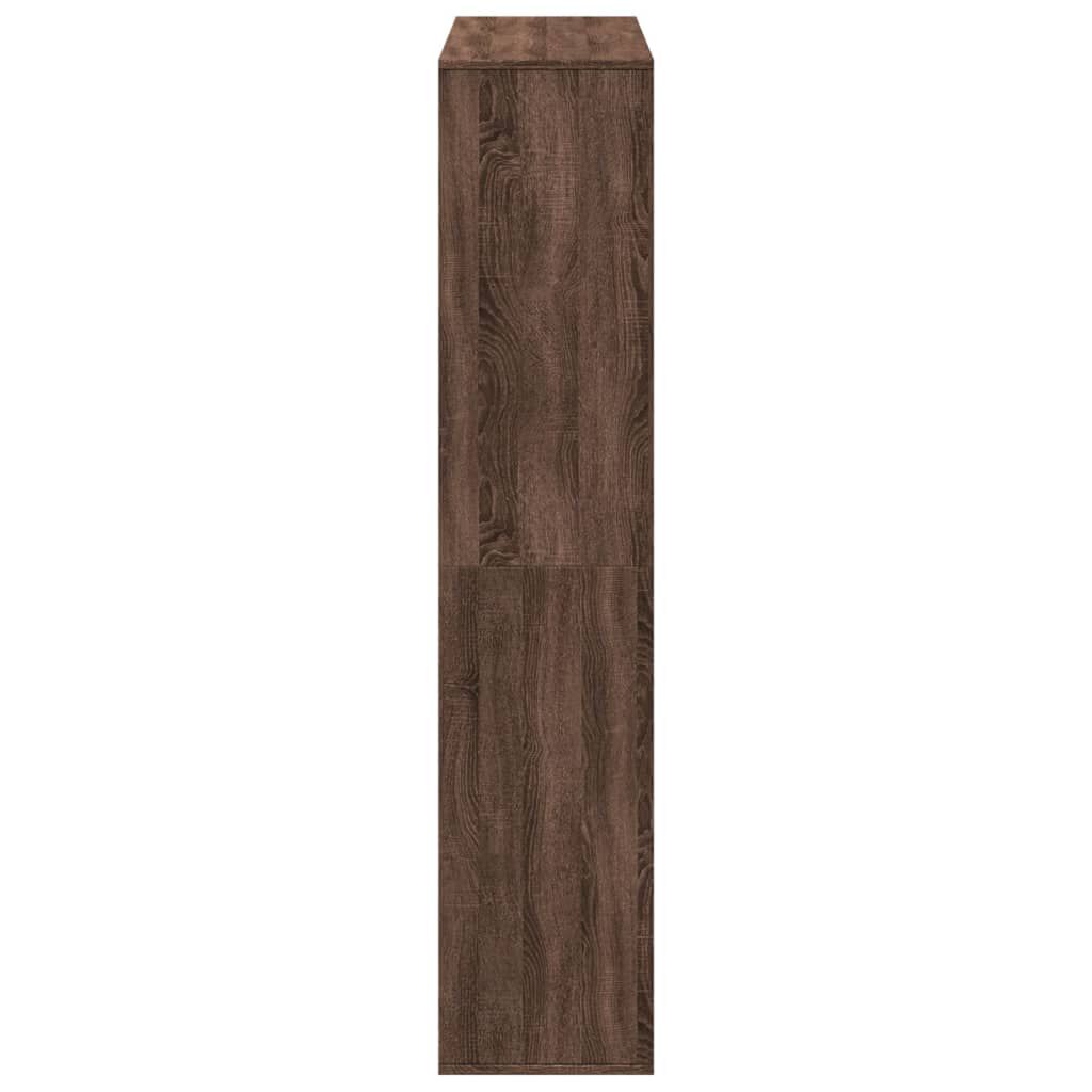 vidaXL Βιβλιοθήκη Καφέ Δρυς 100x33x156,5εκ. από Επεξεργασμένο Ξύλο