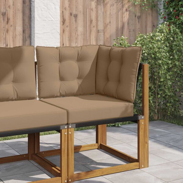 vidaXL &Mu;&alpha;&xi;&iota;&lambda;ά&rho;&iota; &Kappa;&alpha;&nu;&alpha;&pi;έ &Epsilon;&xi;&omega;&tau;&epsilon;&rho;&iota;&kappa;&omicron;ύ &Chi;ώ&rho;&omicron;&upsilon; 3 pcs Taupe &Pi;&omicron;&lambda;&upsilon;&epsilon;&sigma;&tau;έ&rho;&alpha;&sigmaf;