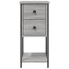 vidaXL Κομοδίνο Γκρι Sonoma 32 x 42 x 70 εκ. από Επεξεργασμένο Ξύλο