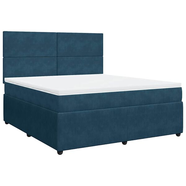 vidaXL &Kappa;&rho;&epsilon;&beta;ά&tau;&iota; Boxspring &mu;&epsilon; &Sigma;&tau;&rho;ώ&mu;&alpha; &Sigma;&kappa;&omicron;ύ&rho;&omicron; &Mu;&pi;&lambda;&epsilon; 180x200 &epsilon;&kappa;. &Beta;&epsilon;&lambda;&omicron;ύ&delta;&iota;&nu;&omicron;