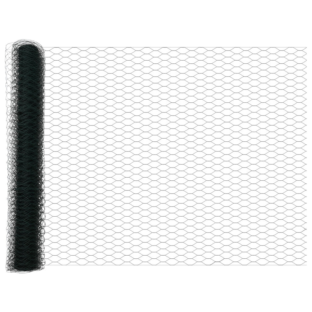 Φράχτης Hexagon vidaXL Πράσινος 1x100 μ Ατσάλι