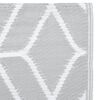 vidaXL χαλί εξωτερικού χώρου ARAKIL γκρι 80x150 cm PP