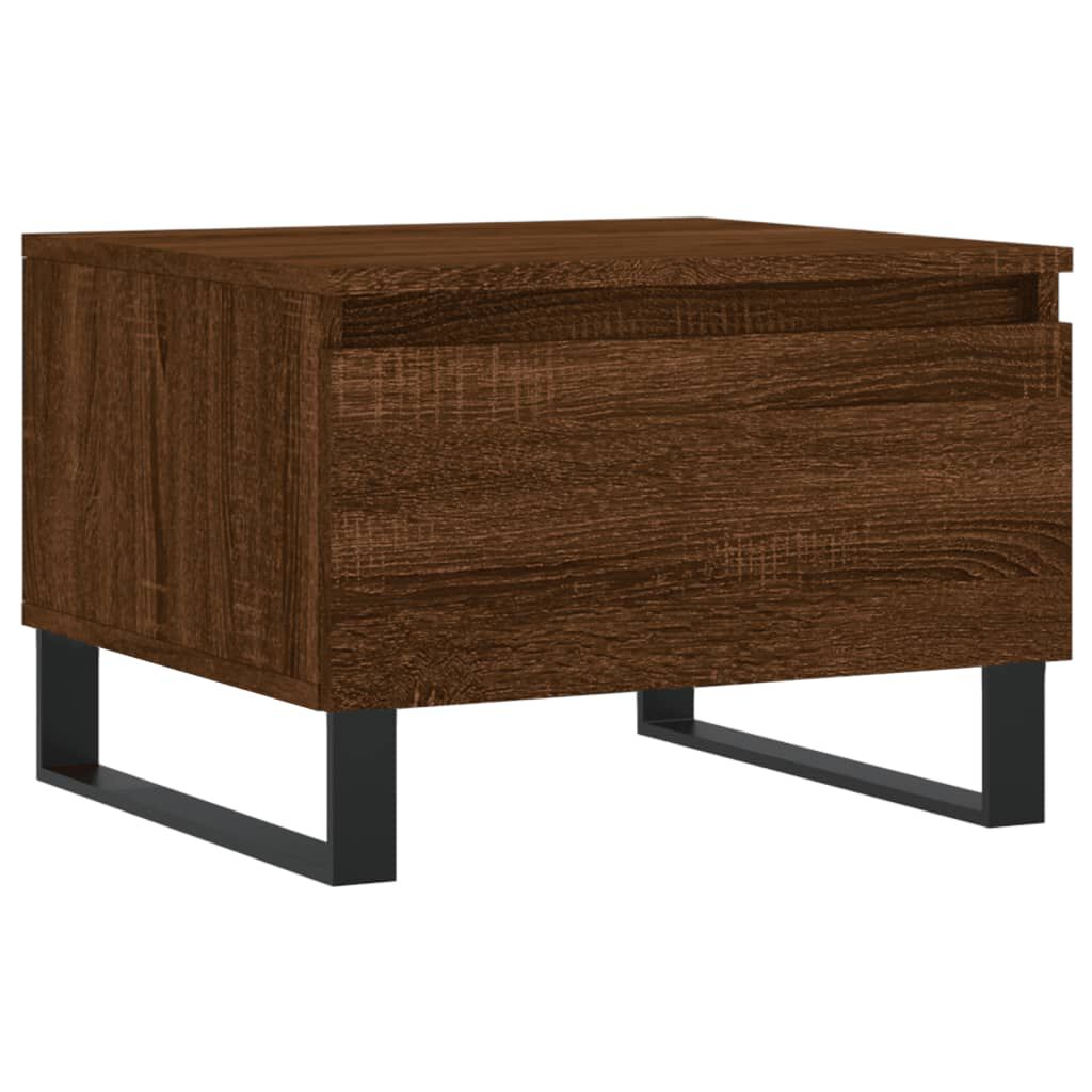 vidaXL Τραπεζάκι Σαλονιού Καφέ Δρυς 50x46x35 εκ. Επεξεργασμένο Ξύλο
