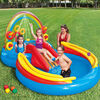 Intex Πισίνα Φουσκωτή Rainbow Ring Play Center 297x193x135 εκ. 57453NP