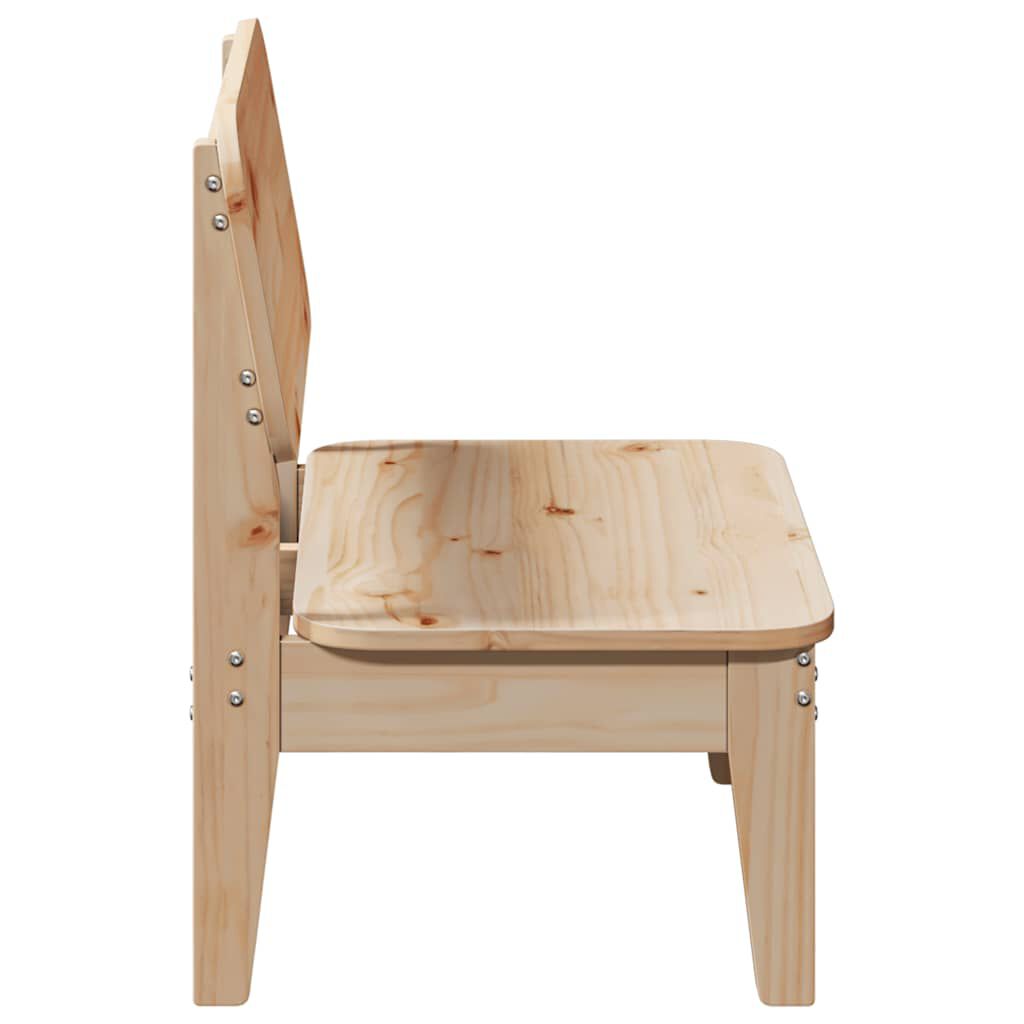 vidaXL Καρέκλες κήπου 2 τεμάχια 60x52,5x72 cm Πεύκο μασίφ ξύλο