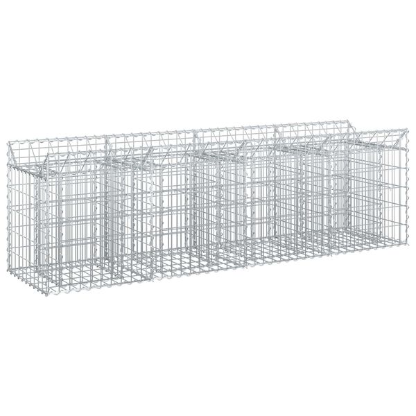 vidaXL &Alpha;&nu;&alpha;&sigma;&eta;&kappa;&omega;&mu;έ&nu;&omicron; &kappa;&rho;&epsilon;&beta;ά&tau;&iota; gabion &Alpha;&sigma;&eta;&mu;ί 200 x 50 x 60 cm