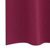 vidaXL Κουρτίνες με κουρτίνες 2 pcs Κόκκινο 140x140cm Πολυεστέρας