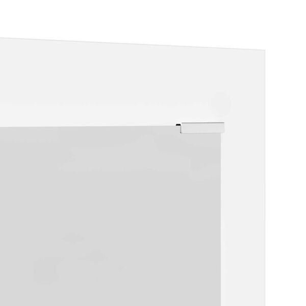 vidaXL Τοίχου Κρεμάστρα Λευκό 96 x 1.5 x 90 εκ Επεξεργασμένο ξύλο