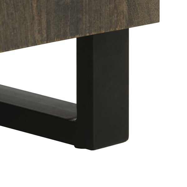 vidaXL Μπουφές Μαύρο 60x33x75 cm Μασίφ Ξύλο Μάνγκο