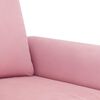 vidaXL Σαλόνι Σετ 3 Τεμαχίων Ροζ από Βελούδο με Μαξιλάρια