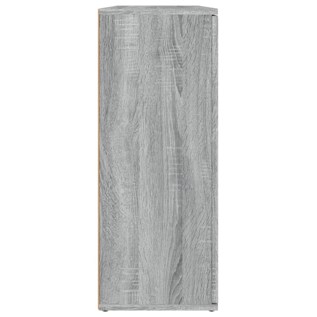 vidaXL Ντουλάπι Γκρι Sonoma 91x29,5x75 εκ. από Επεξεργασμένο Ξύλο