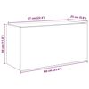 vidaXL ντουλάπι τοίχου μπάνιου μαύρο 60x25x30 cm κατασκευασμένο ξύλο