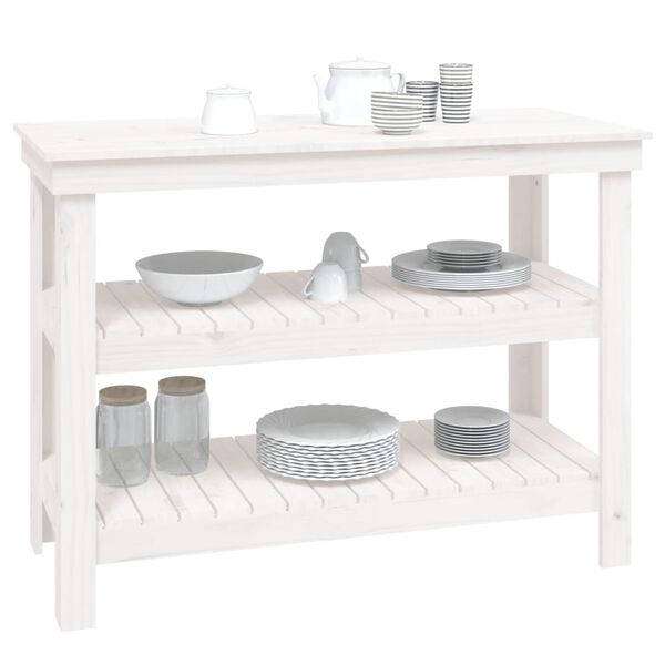 vidaXL &Pi;ά&gamma;&kappa;&omicron;&sigmaf; &Epsilon;&rho;&gamma;&alpha;&sigma;ί&alpha;&sigmaf; &Lambda;&epsilon;&upsilon;&kappa;ό&sigmaf; 110,5x50x80 &epsilon;&kappa;. &alpha;&pi;ό &Mu;&alpha;&sigma;ί&phi; &Xi;ύ&lambda;&omicron; &Pi;&epsilon;ύ&kappa;&omicron;&upsilon;