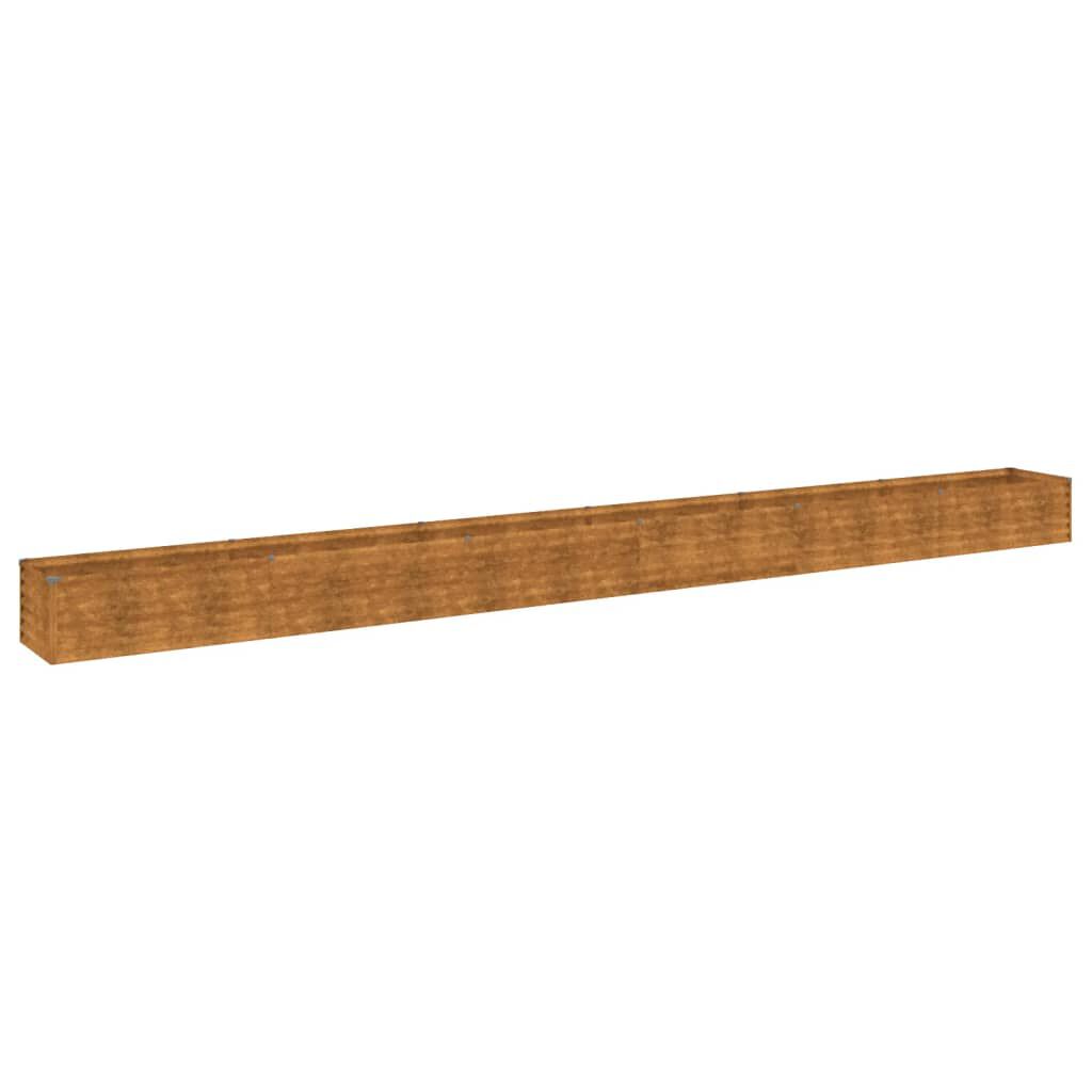 vidaXL Ζαρντινιέρα 580 x 50 x 36 εκ. από Ατσάλι Σκληρυθέν στον Αέρα