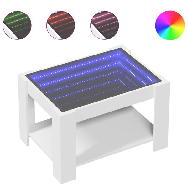 vidaXL &Tau;&rho;&alpha;&pi;&epsilon;&zeta;ά&kappa;&iota; &Sigma;&alpha;&lambda;&omicron;&nu;&iota;&omicron;ύ &mu;&epsilon; LED &Lambda;&epsilon;&upsilon;&kappa;ό 73x53x45 &epsilon;&kappa;. &Epsilon;&pi;&epsilon;&xi;&epsilon;&rho;&gamma;&alpha;&sigma;&mu;έ&nu;&omicron; &Xi;ύ&lambda;&omicron;