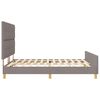 vidaXL &Sigma;&kappa;&epsilon;&lambda;&epsilon;&tau;ό&sigmaf; &Kappa;&rho;&epsilon;&beta;&alpha;&tau;&iota;&omicron;ύ &mu;&epsilon; &kappa;&epsilon;&phi;&alpha;&lambda;ά&rho;&iota; Taupe 180 x 200 cm ύ&phi;&alpha;&sigma;&mu;&alpha;