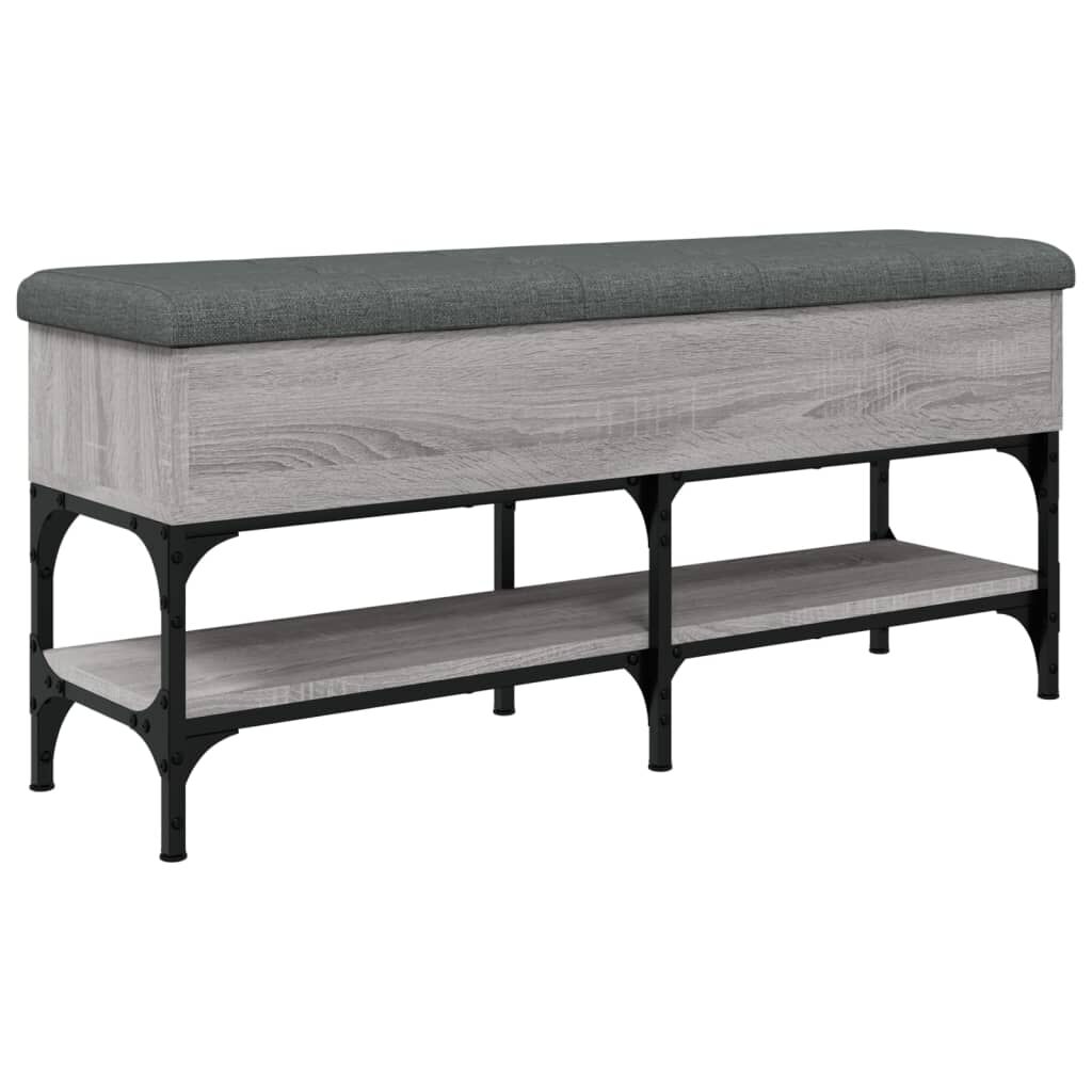 vidaXL Παπουτσοθήκη Γκρι Sonoma 102x32x45εκ. από Επεξεργασμένο Ξύλο