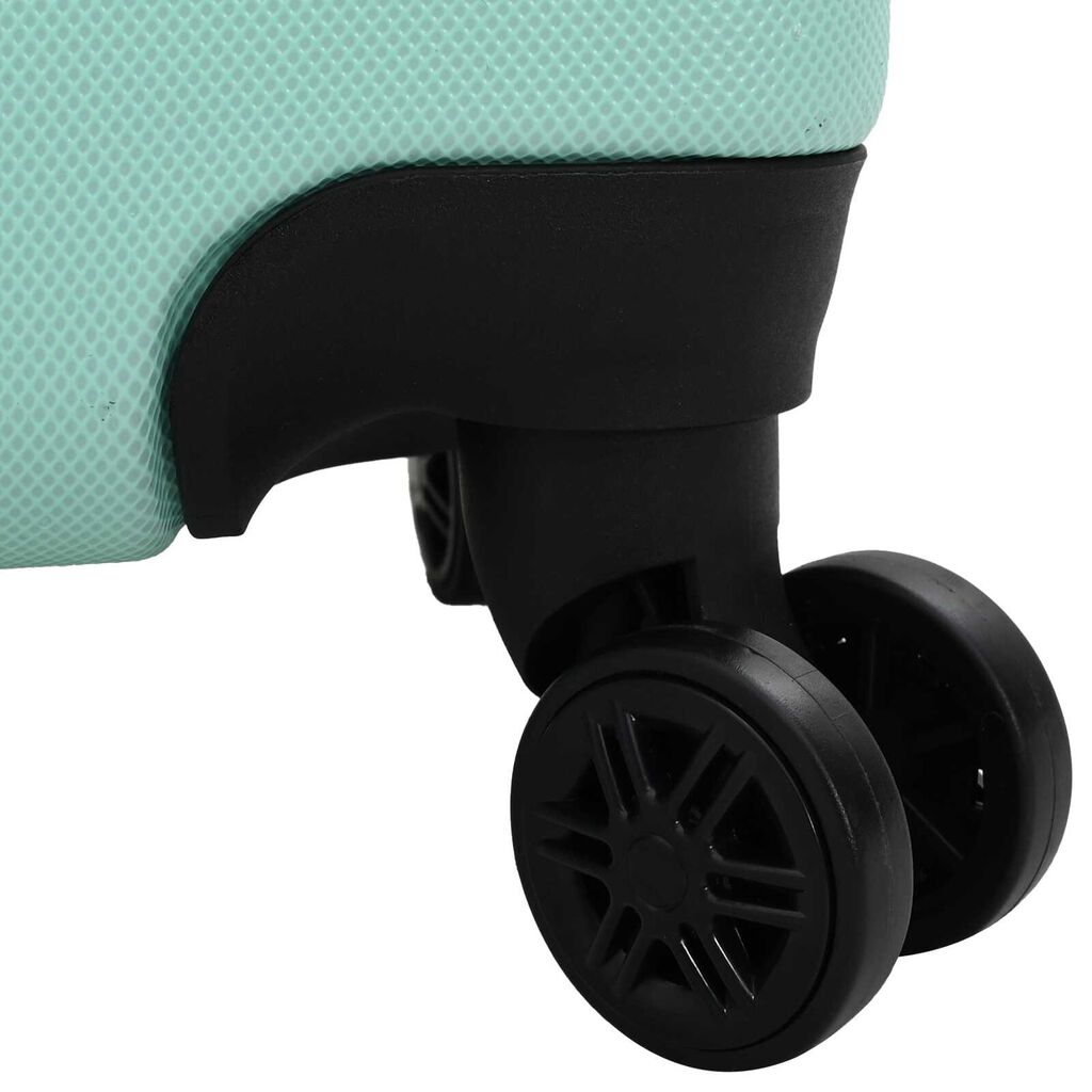 vidaXL σετ βαλίτσες 3 τεμαχίων σκληρές, μέντα 20”, 24” και 28” από ABS