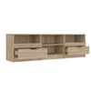vidaXL Έπιπλο Τηλεόρασης Sonoma Δρυς 150x33,5x45 εκ. από Επεξεργ. Ξύλο