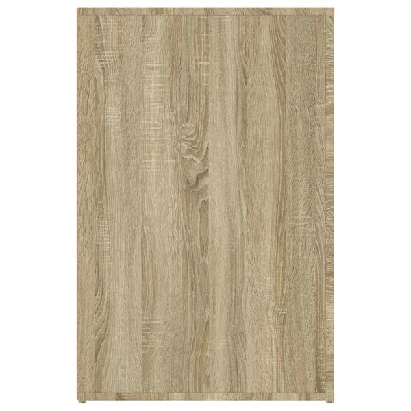 vidaXL Γραφείο Sonoma Δρυς 100x49x75 εκ. από Επεξεργασμένο Ξύλο