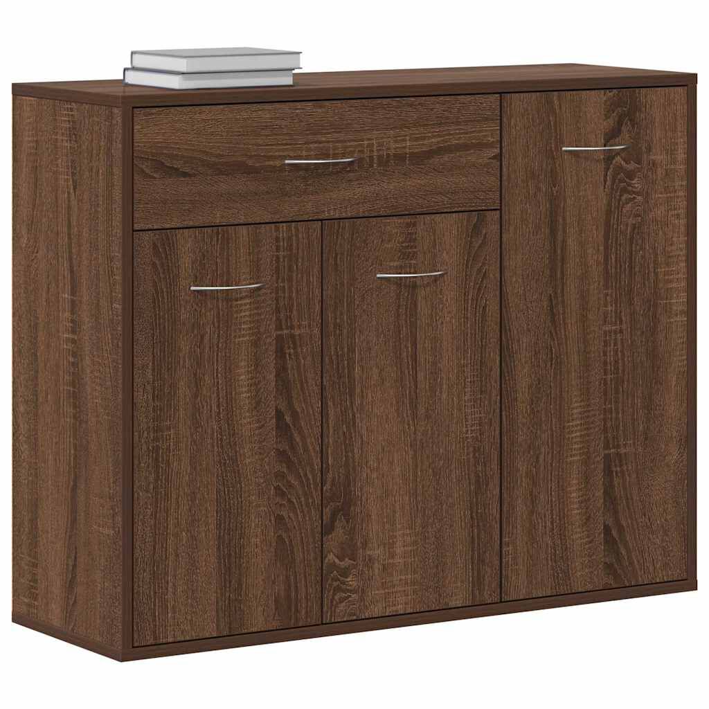 vidaXL Μπουφές Καφέ Δρυς 88 x 30 x 70 εκ. από Επεξεργασμένο Ξύλο
