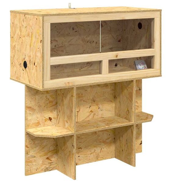 vidaXL Terrarium Καφέ 80 x 40 x 90 εκ OSB