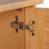 vidaXL Τοίχου Ντουλάπα Μπάνιου VIGO καφέ μελί 37 x 34 x 71.5 εκ.