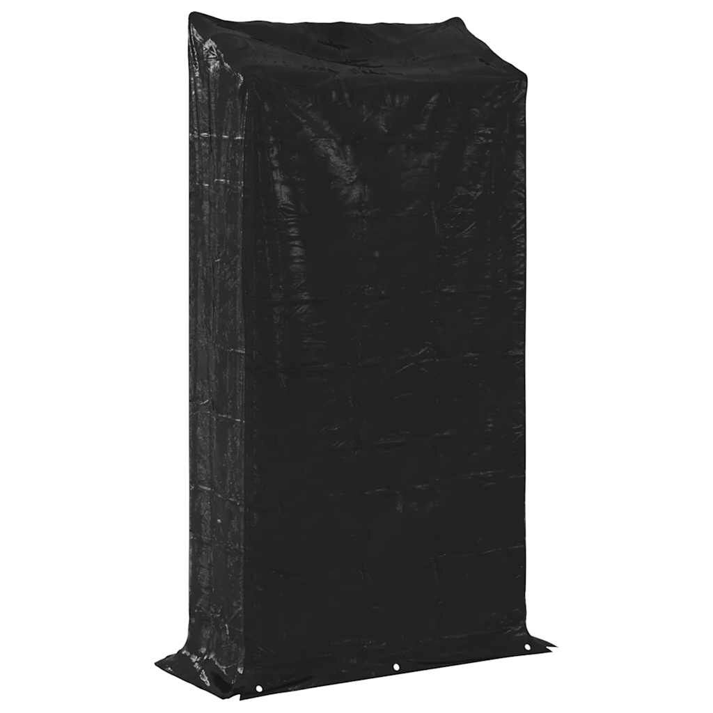 vidaxL Ράφι για καυσόξυλα με κάλυμμα βροχής 100x40x200 εκ.