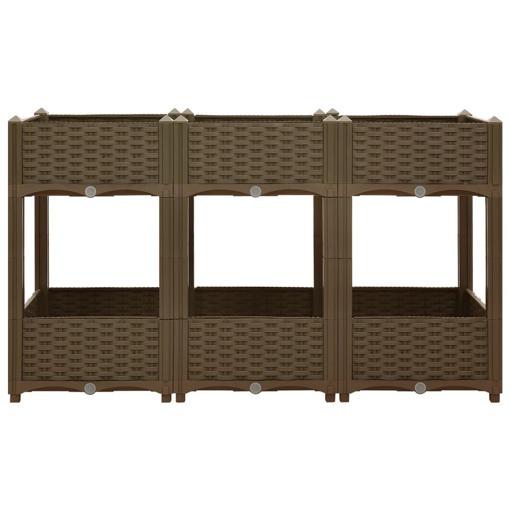 vidaXL Ζαρντινιέρα 120 x 40 x 71 εκ. από Πολυπροπυλένιο