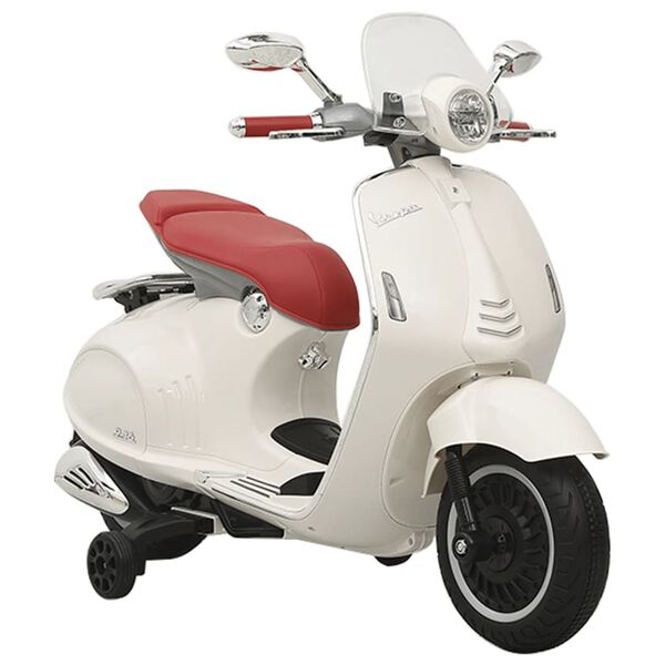 vidaXL Παιχνίδι Ηλεκτρικό Μοτοσικλέτα Vespa GTS300 Λευκό