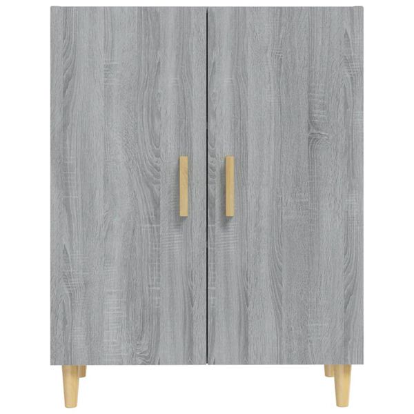 vidaXL Ντουλάπι Γκρι Sonoma 70 x 34 x 90 εκ. από Επεξεργασμένο Ξύλο