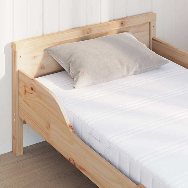vidaXL Στρώμα Αφρού Λευκό 80 x 200 cm ύφασμα